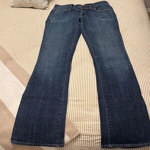 Citizens Of Humanity Dark Blue Boot Cut Jeans